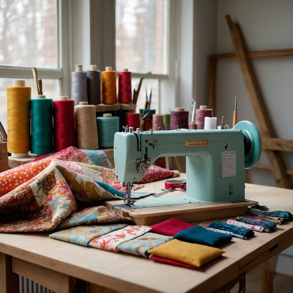 A arte do artesanato em patch e costura